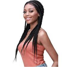 Crochet braids, pre stretced braids, xpression hair. Bobbi Boss Premium Synthetic Braided Lace Front Wig Mlf514 Larissa Sogoodbb Com