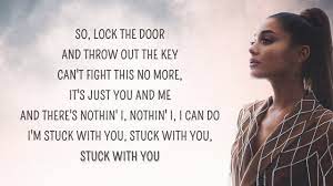 Ariana Grande Stuck With U Lyrics Ft Justin Bieber Youtube