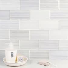 Glass Mosaic Subway Tile Backsplash