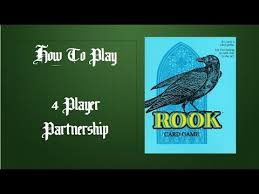 The book supplied with decks of rook cards gives official rook tournament rules for a game called kentucky discard, which differs from the above game as follows: How To Play Rook Card Game Standard 4 Player Partnership Youtube