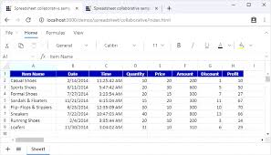Javascript Spreadsheet Fast Html5 Excel Viewer Syncfusion