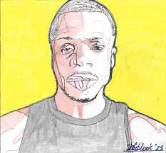 Oklahoma-inspired watercolor and ink art piece