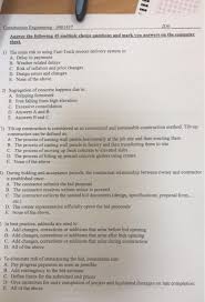 Learn the art of bidding government construction jobs. Solved Construction Engineering 0401437 Ide The Co Sheet Chegg Com