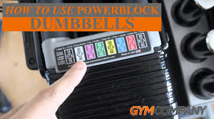 how to use powerblock dumbbells you