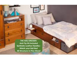 Fujian modern bed 2 night stands king (espresso). Memomad Bali Storage Platform Bed With Drawers Twin Size Caramel Buy Online In Brunei At Brunei Desertcart Com Productid 121597005