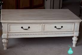 The Rusty Pear Antique White Furniture Antique White Coffee Table Antiquing Glaze