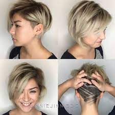 Layered Bob Pixie With Undercut Short Hair Styles Haircuts For Fine Hair Undercut Hairstyles