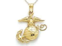 14k Gold Marine Corps Jewelry Marine Corps Necklace W Chain Http Www Thebookandcranny Com 14k Gold Marine Co Marine Corps Jewelry Jewelry Chains Necklace