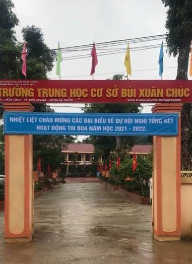 Sửa chữa, lắp đặt thiết bị trường học Trường THCS Bùi Xuân Chúc