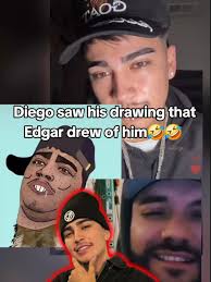 Diego Reacts to Edgar's Drawing of Him