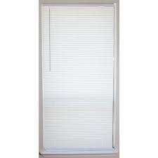 white cordless 1 in vinyl mini blind 36 in w x 64 in l