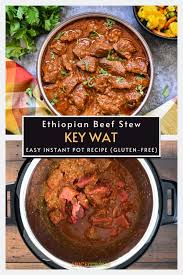 This Easy Key Wot Recipe Is A Hearty Ethiopian Beef Stew Seasoned With Warm And In 2020 Ethiopian Beef Stew Recipe Beef Stew Meat Recipes Instant Pot Beef Stew Recipe