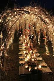 Night Picnic Wedding Lights Outdoor Wedding Dream Wedding