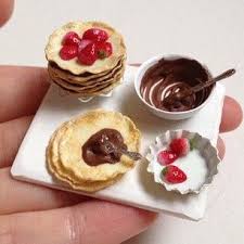 Preparation Crepe Miniature Fimo Chocolat Fraise Fimo Liquide Pastel Sec Vernis Bois Comida Em Miniatura