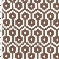 Brown silky fabric in flight on white background. Brown Off White Pixel Jacquard Home Decorating Fabric Dfw55709 Discount Fabrics