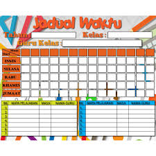 Gunakan templat semua tahun ini untuk melacak laporan waktu dan absen karyawan. Cetak Segera Set Banner 3in1 Jadual Waktu Sekolah Hp17 Shopee Malaysia