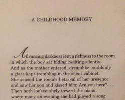 Image of childhood memory