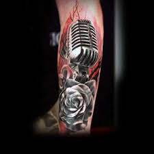By the 16 th century, rose tattoos were associated with criminals. 90 Microphone Tattoo Designs For Men Manly Vocal Ink