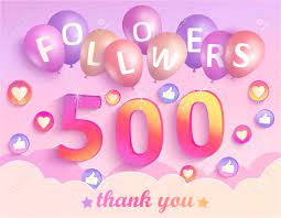 Thank you for 500 followers! Thank You 500 Followers Banner Thanks Followers Congratulation Royalty Free Cliparts Vectors And Stock Illustration Image 113772943