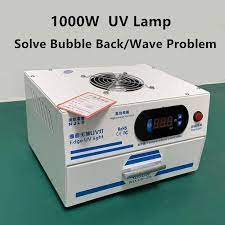 njld 1000w edge uv light samsung lcd edge screen glass oca glue laminating no wave bubbles back solution uv ligjht uv light laminate bubbles