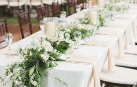 Wedding Tables Greenery Panosundaki Pin
