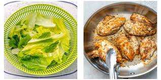 I've grilled it (this is my secret to making it the best), put it on the . Low Carb Chicken Caesar Salad Healthy Fitness Meals