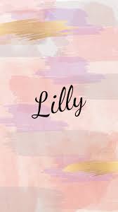 Lilly name phone wallpaper in 2023 | Name wallpaper, Cute wallpapers for  ipad, Cute anime character