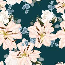 Seamless floral and bones pattern. Best Of Background Pink And White Roses Wallpaper Images