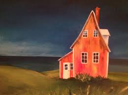Petite Maison Des Iles De La Madeleine Acrylique Sur Toile Viviane Arsenault Non Disponible Painting Oil Painting House Styles