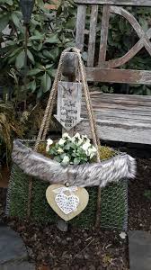 Drahttasche Gartendeko Garten Deko Tassen Dekorieren Garten