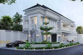 Mr Aldi Classic House 2 Floors Design Bandung Classic House Exterior House Designs Exterior Classic House Design