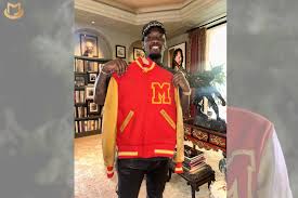 Offset happy to hold Michael Jackson's Thriller Letterman Jacket