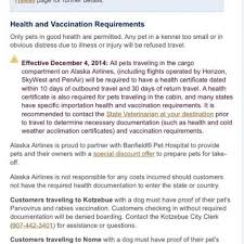 Alaska airlines pet policy allows pets in the cabin. Flip Flop And Fly Alaska Airlines Again Requires Health Certificate For In Cabin Pets Dog Jaunt