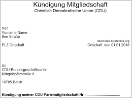 Ich ermächtige / wir ermächtigen (a) den zahlungsempfänger (name siehe oben), zahlungen von meinem / unserem konto mittels lastschrift einzuziehen. Cdu Mitgliedschaft Kundigen Vorlage Word