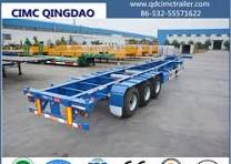 China 53ft Gooseneck Skeletal Container Chassis ...