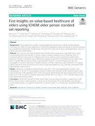 The staff at the conway location was fantastic. Pdf First Insights On Value Based Healthcare Of Elders Using Ichom Older Person Standard Set Reporting