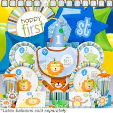 Birthday Party In A Box For Adults 1st Birthday Party Themed Supplies 1st Birthday Party Packs Birthday Party Packs 1st Boy Birthday Jungle Theme Birthday Party