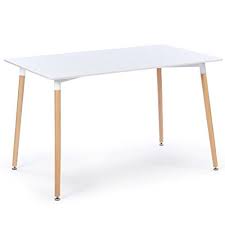 Idmarket Table A Manger Scandinave Sara Blanche Amazon Fr Cuisine Maison Table A Manger Scandinave Tables A Manger Carrees Table A Manger
