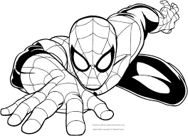 Coloriage spiderman 1 cinéma coloriage spiderman. Coloriage De Spider Man Sur Un Mur