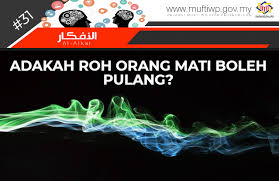 Perjalanan yang berhasil menuntut anda untuk mengenali kondisi di sekeliling anda dan. Pejabat Mufti Wilayah Persekutuan Al Afkar 31 Adakah Roh Orang Mati Boleh Pulang