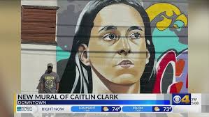 Indy artist creates mural of incoming WNBA star Caitlin Clark