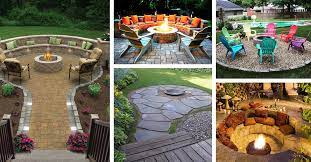 A natural or artificial hole or cavity in the ground. 28 Best Round Firepit Area Ideas And Designs For 2021