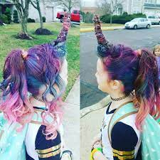 Crazy Hair Day Unicorn Hair Wacky Hair Crazy Hair Day At School Kids Hairstyles