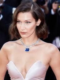 The site is in full compliance with 18 usc section 2257. Bella Hadid S 180 Carat Sapphire Necklace And Other Incredible Jewelry At Cannes Vogue Paris