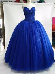 Royal Blue Quinceanera Dresses Beading Puffy Girls Cherry In 2020 Quinceanera Dresses Blue Pretty Quinceanera Dresses Quinceanera Dresses