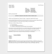 An employment verification letter confirms an employee's past or current employment. 45 Free Employment Income Verification Letters Word Pdf