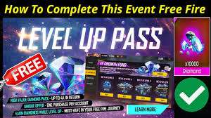Download win elite pass & diamond for free fire app directly without a. How To Get Free 800 Diamonds In Level Up Pass Event How To Get Free Jai Character In Free Fire Game Youtube