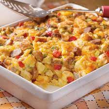 Sunrise Sausage Bake Breakfast Brunch Recipes Sausage Bake Recipes