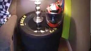 How much does a nascar tire cost? How To Make An End Table Out Of Nascar Tires And A Piece Of Glass Youtube