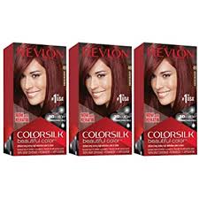 Revlon hair colourant colorsilk beautiful colour 10 black permanent dye (3 pack). Amazon Com Revlon Colorsilk Buttercream Hair Dye Vivid Violet Black Pack Of 1 Beauty